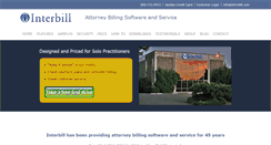 Desktop Screenshot of interbill.com