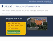 Tablet Screenshot of interbill.com